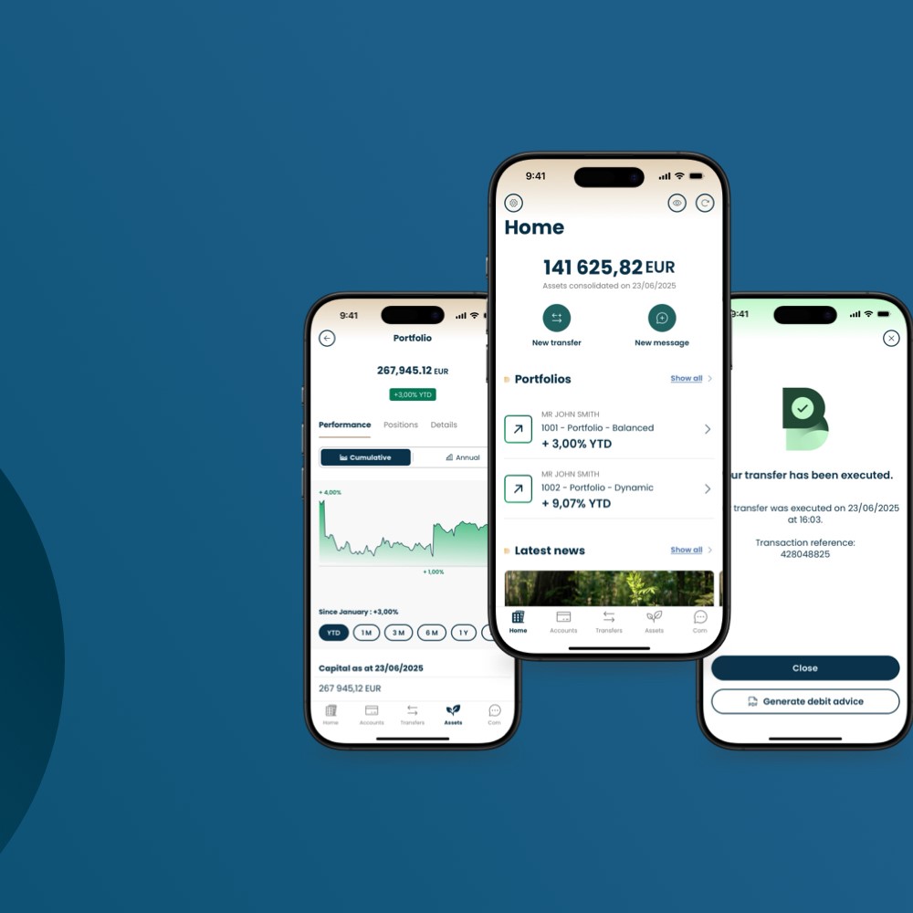 Vos comptes à portée de main avec BL Mobile Banking