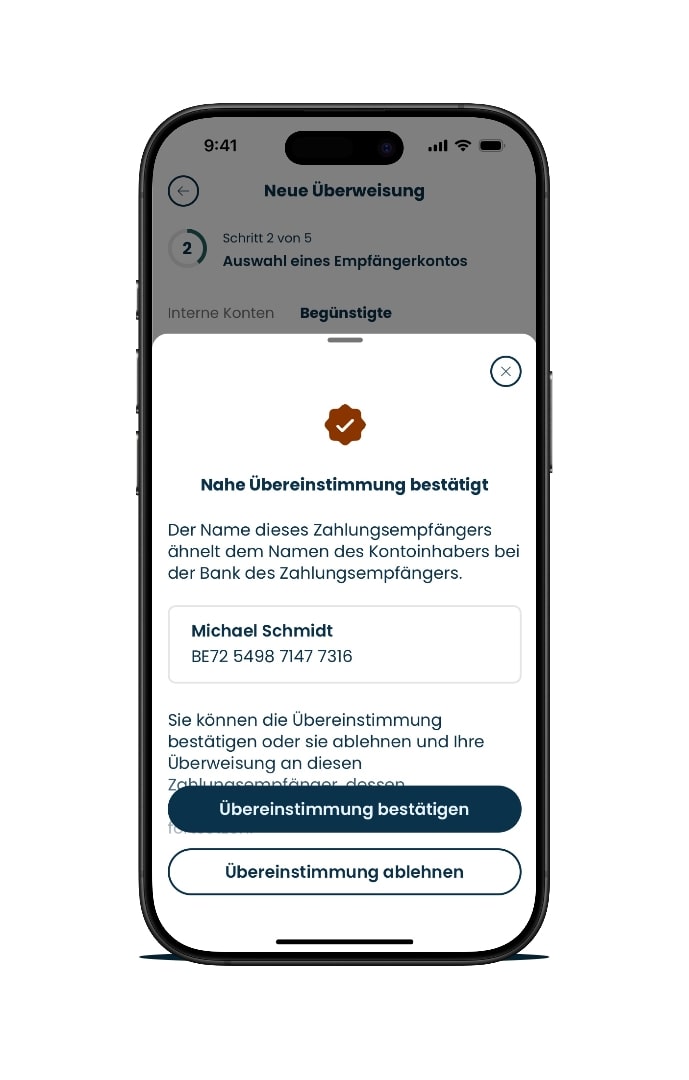 Bild mit unbestätigter Übereinstimmung