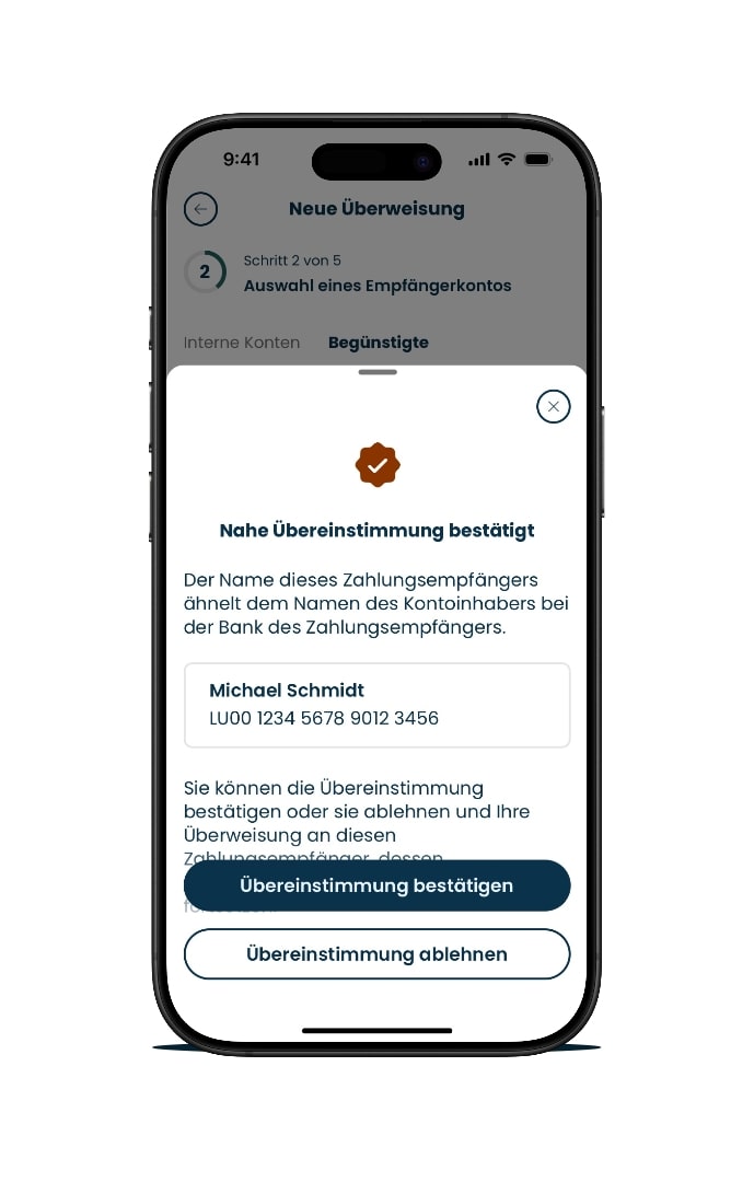 Bild mit unbestätigter Übereinstimmung